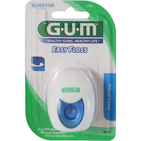 Зубная нить GUM EASY FLOSSERS, с фторидом, 30 шт.