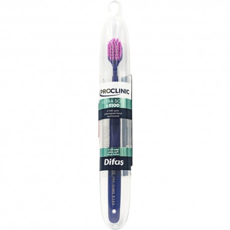 Зубная щетка Difas PRO-CLINIC ULTRA SOFT 5100, ультрамягкая в дорожном кейсе