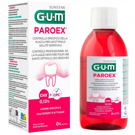 Ополаскиватель для полости рта GUM PAROEX 0,12%, 300 мл