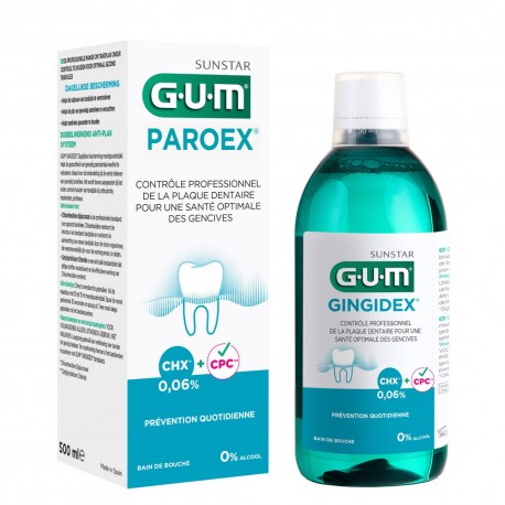 Ополаскиватель для полости рта GUM PAROEX, 0,06%, 500 мл