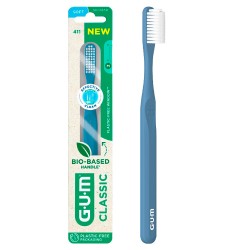 GUM CLASSIC Bio-Based Handle Toothbrush, Full Soft