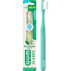 Зубна щітка GUM CLASSIC Bio-Based Handle, компактна м'яка