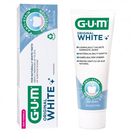 Зубная паста GUM ORIGINAL WHITE, 75мл