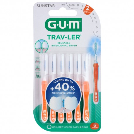Межзубные щетка GUM Trav-Ler 0.9 мм