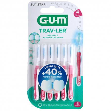 GUM Trav-Ler 1.4 mm  interdental brushes