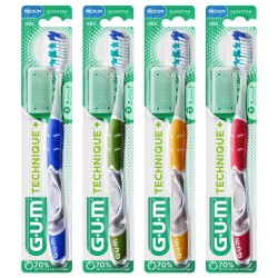 Зубна щітка GUM Technique Plus повна середня м'якість