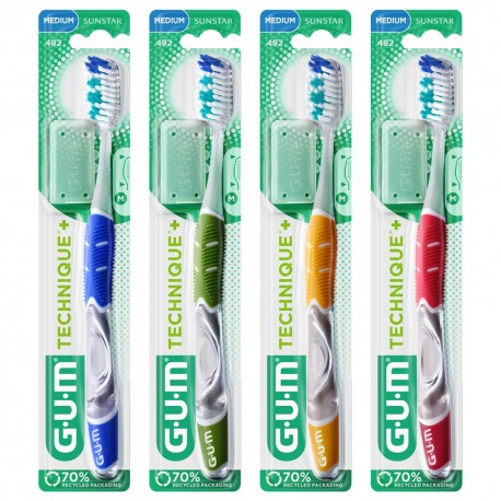 GUM Technique Plus toothbrush full medium