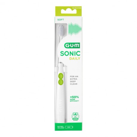 Зубна щітка GUM Sonic Daily, біла