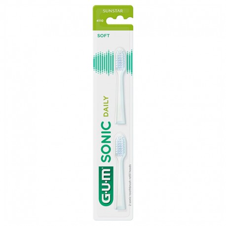 Змінна головка для зубної щітки GUM Sonic Daily біла