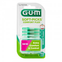 Набор межзубных  щеток GUM SOFT PICKS, 40 шт.