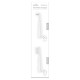Vega VT-25 W nozzle set for VT-600W sonic toothbrush (white)