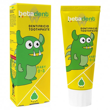 Зубна паста BETADENT BABY PEAR 0-3, 75 мл