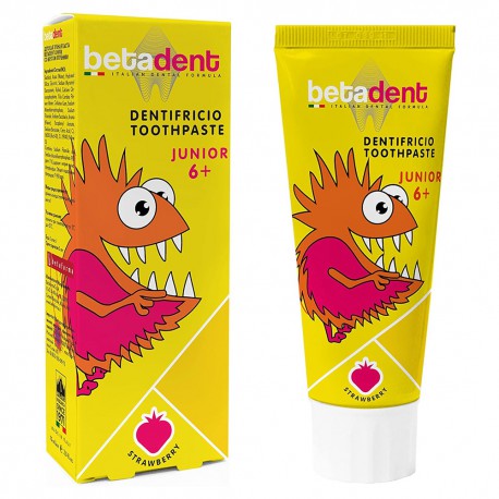 Зубна паста BETADENT RASPBERRY KIDS 3-6, 75 мл