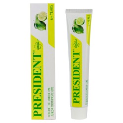 Зубна паста PRESIDENT JUNIOR LIME 6+  , 50 мл